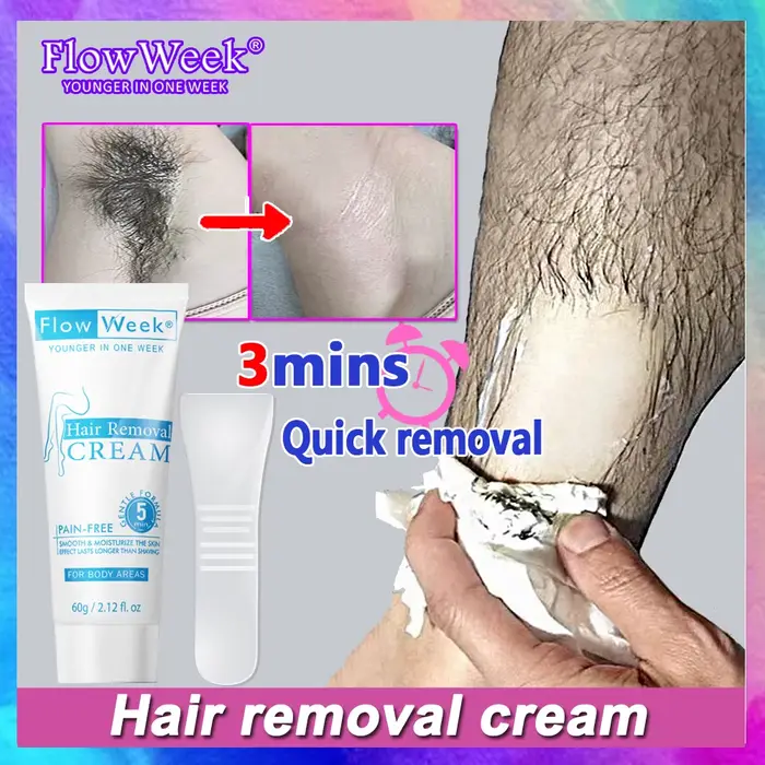 Crème d'épilation indolore pour hommes et femmes, ati elles, visage privé, jambes, soins de la peau,