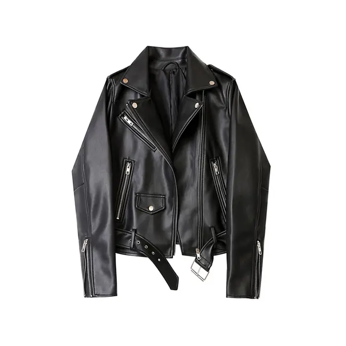 Dames 2025 printemps et automne nouvelle couleur bonbon beau ceinture de moto épaulettes détachables