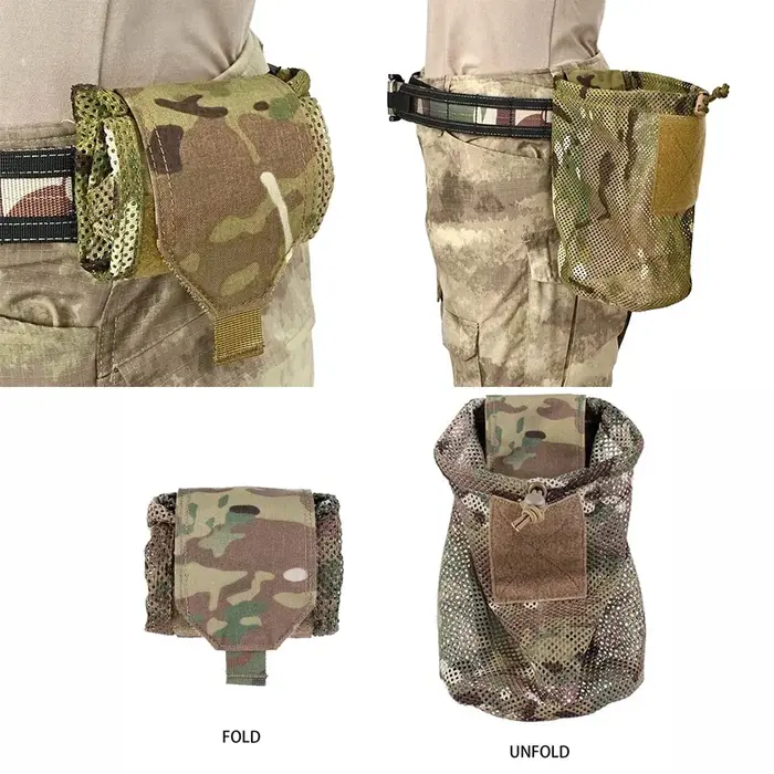 EDC Dull-Sacs de chasse pliables pour le sport en plein air, mini filet de poche, sacs de décharge e