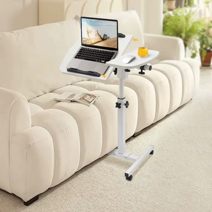 Angle & recommande-Table roulante réglable pour ordinateur portable, support pour ordinateur portabl