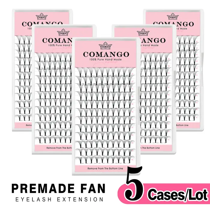 CoMango – ventilateurs préfabriqués à tige courte, plateau de Volume russe, fournitures d'extensions