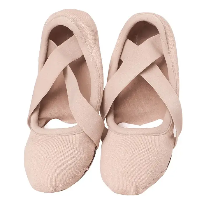 Femme chaussures de Ballet ballerines chaussures enfants pantoufles de danse filles élastique doux c