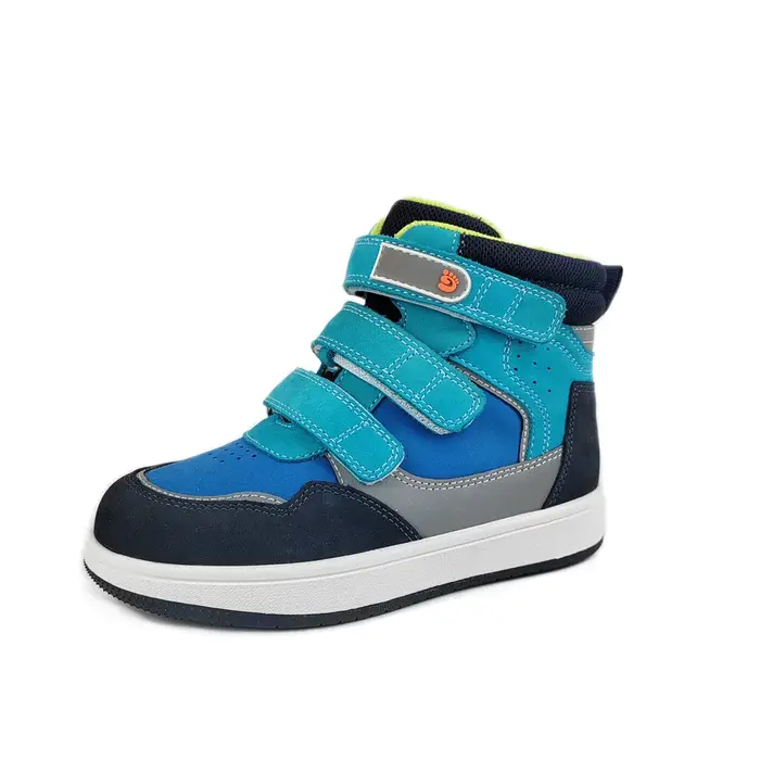 Baskets en cuir pour enfants de 3 à 12 ans, chaussures orthopédiques décontractées pour garçons et f