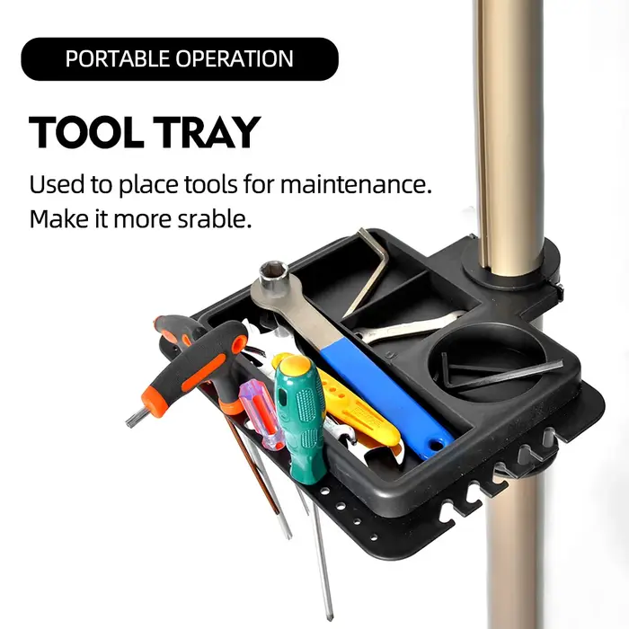 Support de réparation de vélo en alliage d'aluminium pliable et réglable pour atelier de réparation vélos professionnels et particuliers