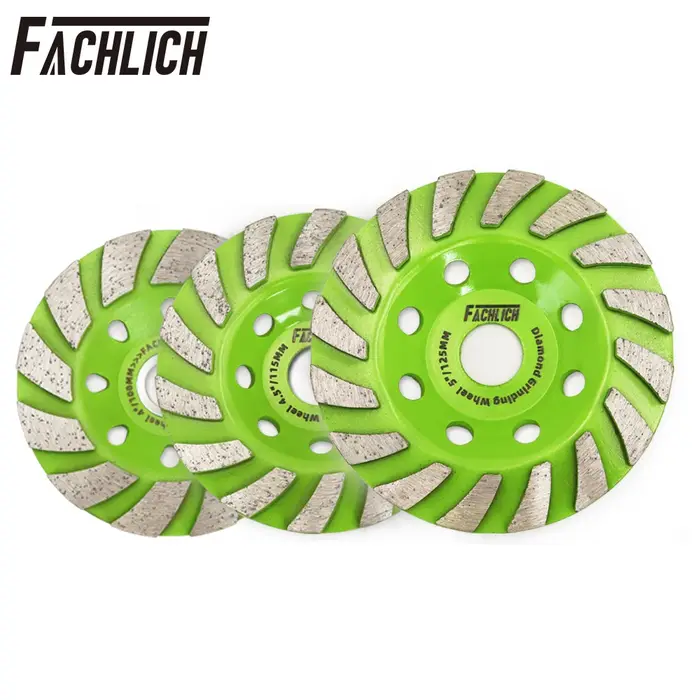 FACHLICH 1 pièce Disque de meulage 100/115/125mm pour pierre, brique, granit, béton, disque de polis