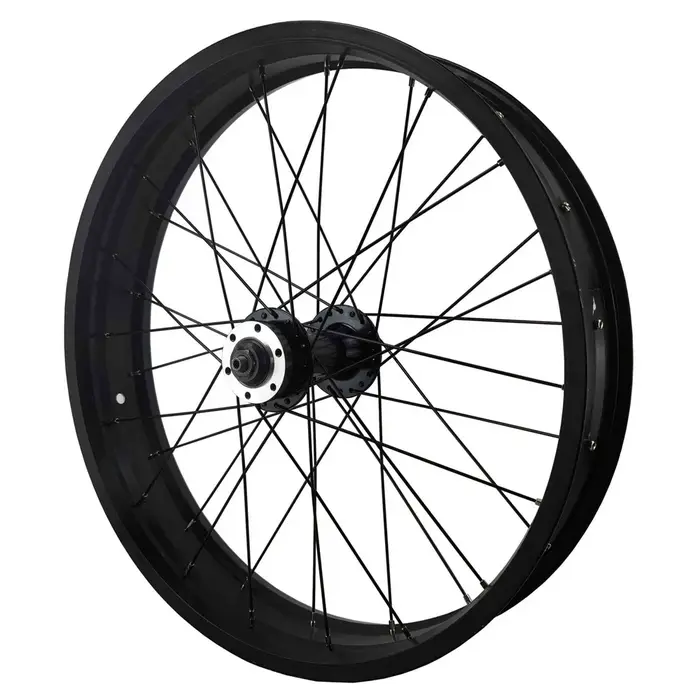 Gros vélo roue avant Ebike 20 et 26 pouces, frein à disque, intérieur 36H, extérieur 74mm, largeur 8