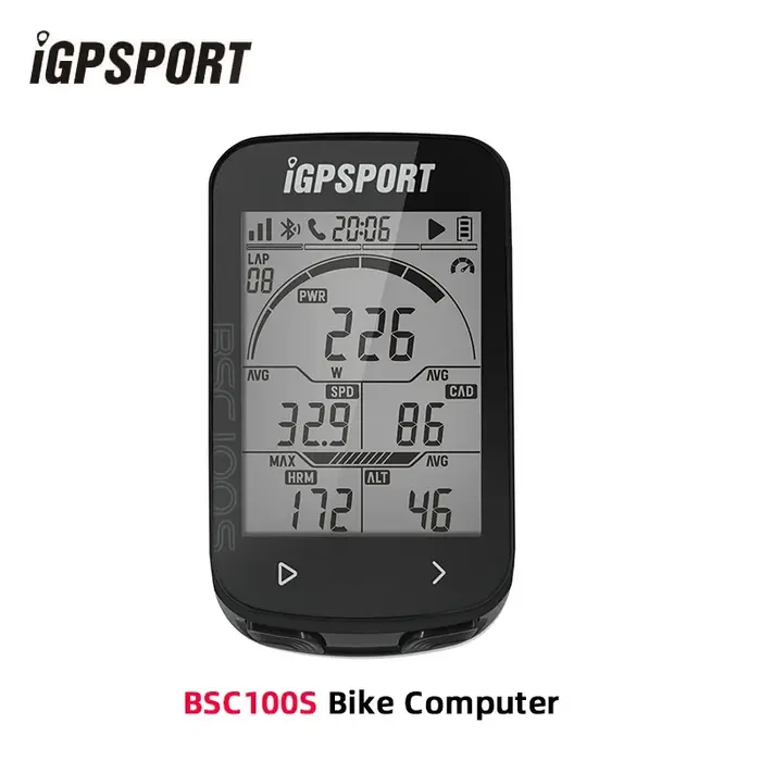 IGPSPORT-Ordinateur de vélo intelligent BSC100S, écran 2.6 pouces, navigation GPS capteur de cadence