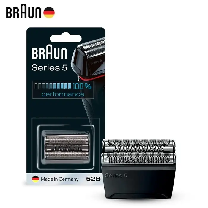 Têtes de rechange Braun Series 5, grille de coupe pour rasoir 52B, lame de rasoir pour 5020S 5030S 5