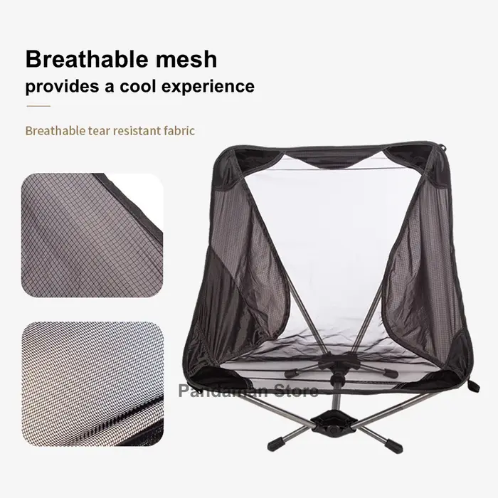 Chaise Pliante Ultra Légère pour Canoë, Camping, Randonnée - Pliable et Transportable