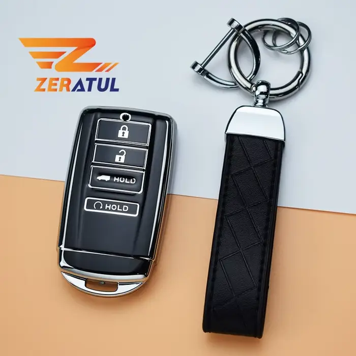 Étui souple en TPU pour Honda Acura RLX MDX CDX TLX-L NSX RDX, housse de protection pour porte-clés 