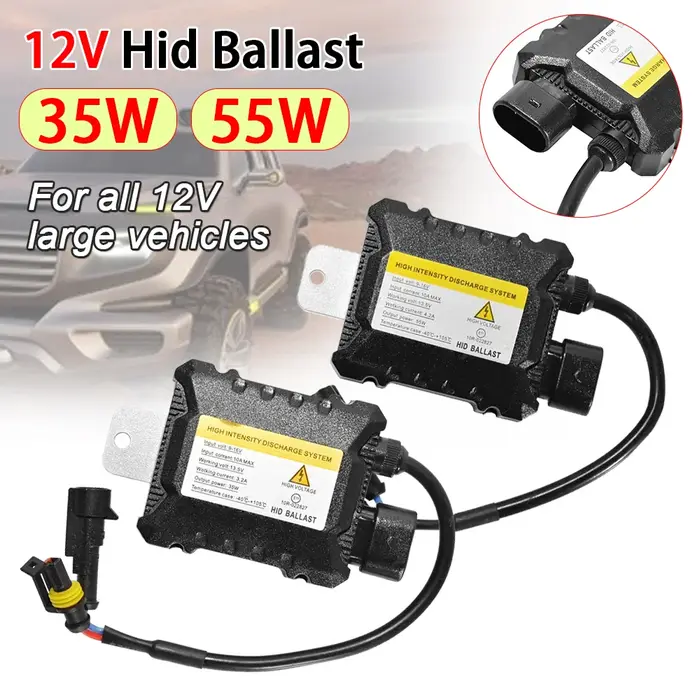 1 pièce Ballast Xénon HID 12V 35W/55W numérique mince, Ballast électronique d'allumage pour H1 H3 H3