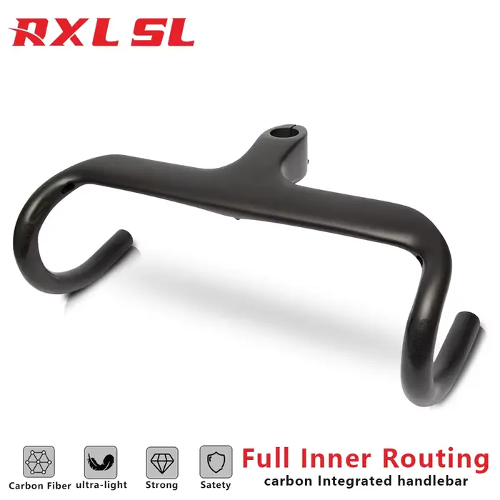 Guidon de vélo en carbone RXL SL 1-1/8 "barre de chute de route intégrée 400/420/440mm guidon de vél