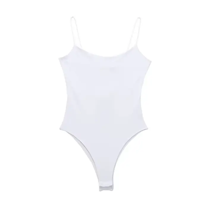 MUJER blanc noir corps femme sans manches serré Body Lingerie Sexy femme Body moulante dos nu Body f
