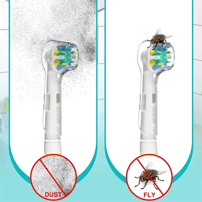 Couvercle de protection des têtes de brosse à dents électrique, 2/4 pièces, couvercle de protection 