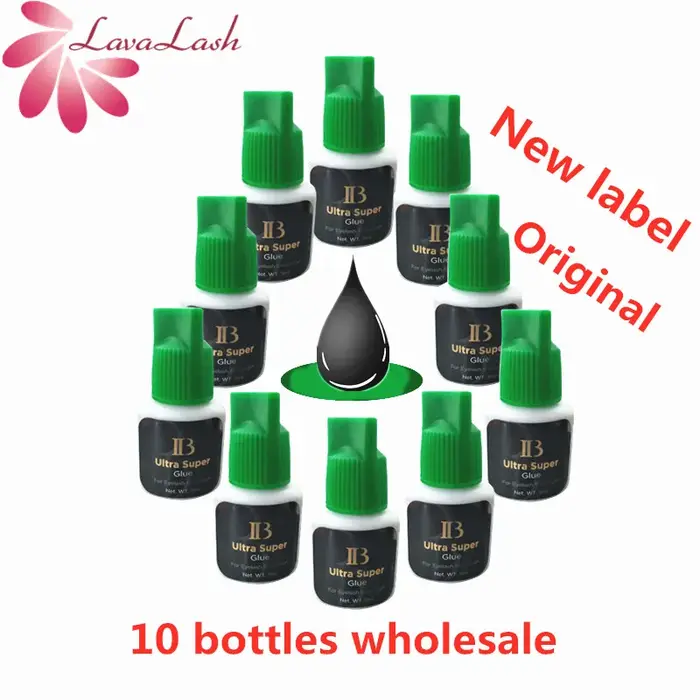 IB Ultra super colle Extensions de cils colle 5ml corée noir faux cils colle cils colle adhésive 10 