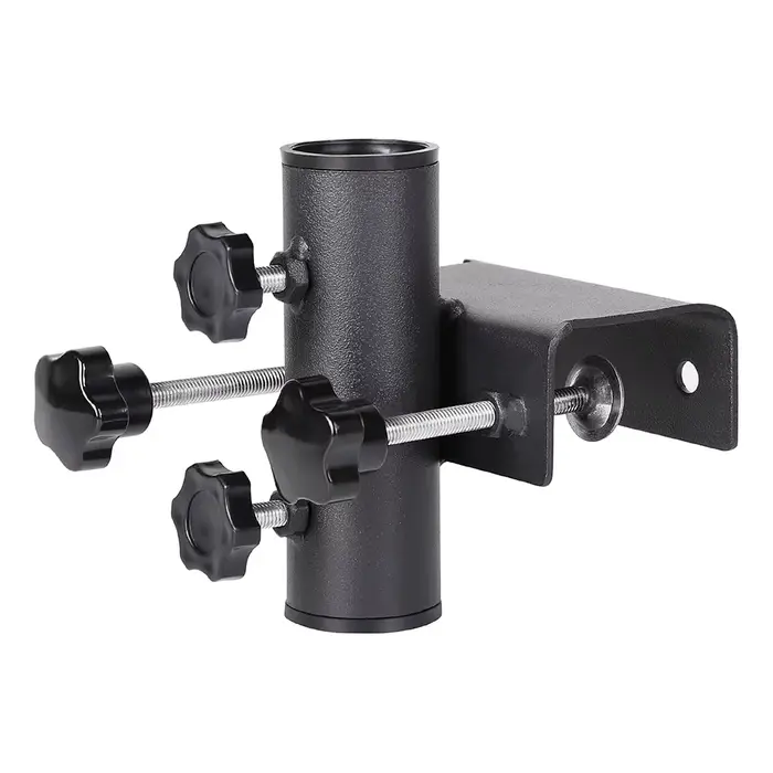 Support de parasol pour balcon, pince de fixation adaptée aux clôtures de jardin de 23 mm à 38 mm, s