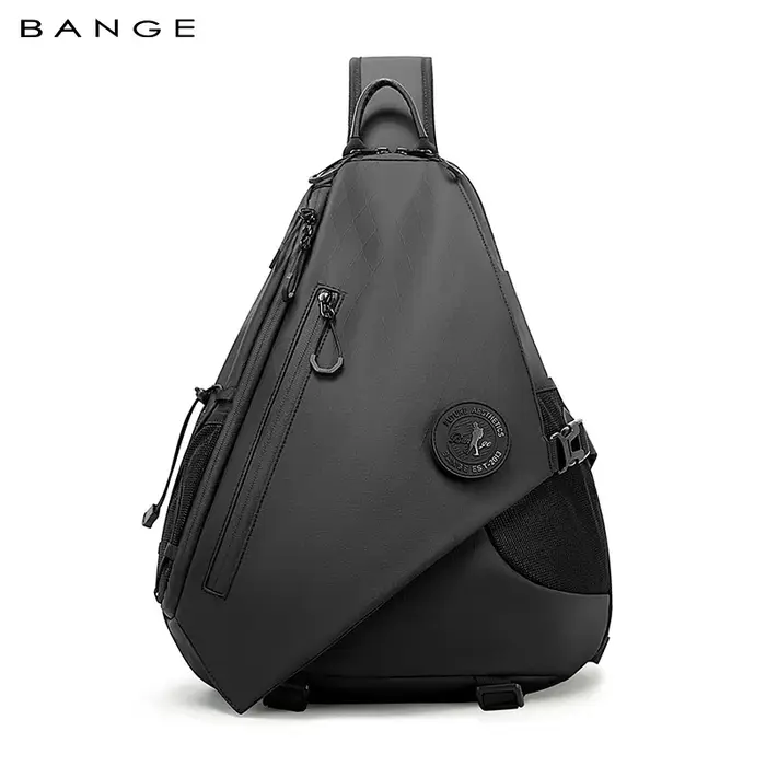 Bange hommes simple épaule mode léger bandoulière hommes étanche grande capacité sac de poitrine sac
