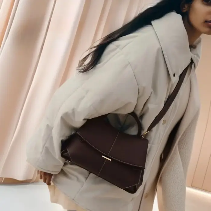 Sac Smile, sac pour femme de niche française, sac à main plissé haut de gamme, sac bandoulière, sac 