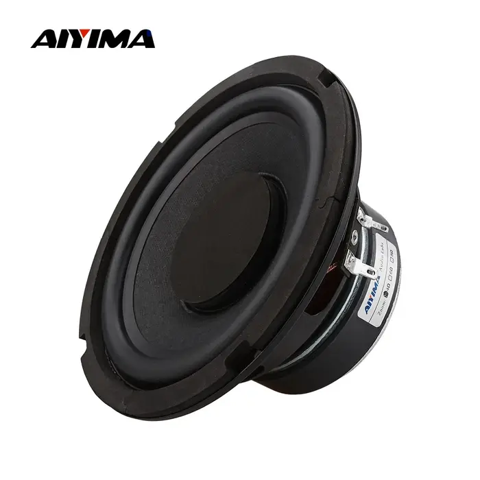 AIYIMA 1 pièce Subwoofer 6,5 pouces 4/8 Ohm 80W Super Bass Woofer Haut-parleur Home Cinéma pour Ence