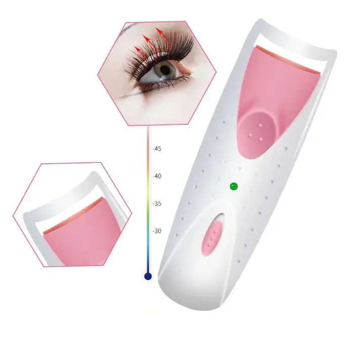Recourbe-cils chauffant électrique pour femmes, maquillage longue durée, permanente, Clip, outil aut