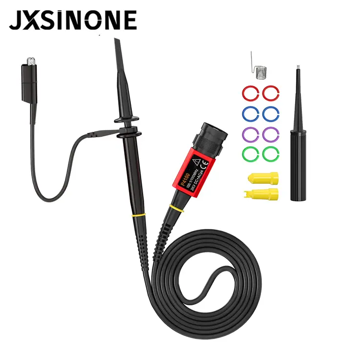 JXSINONE-Sonde d'oscilloscope haute tension, P4100, 100MHz, 2KV avec kit d'accessoires, 2000V, 100:1