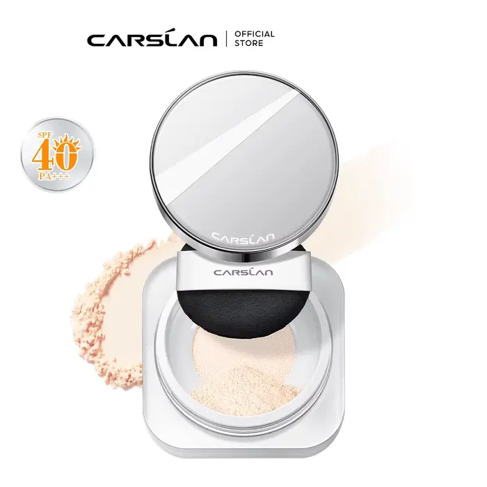CARSLAN Cloud Touch – poudre de protection solaire à mise au point douce, poudre de réglage libre SP