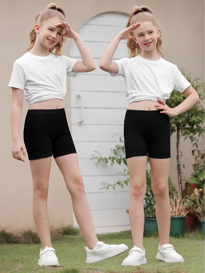 Shorts de vélo pour filles, shorts de danse, shorts de course, shorts athlétiques, shorts de sécurit