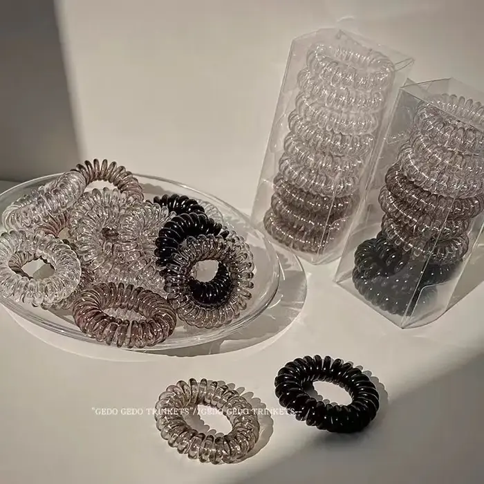 Corde de tête haute élastique pour queue de cheval féminine élégante pour événements formels et coiffures sophistiquées