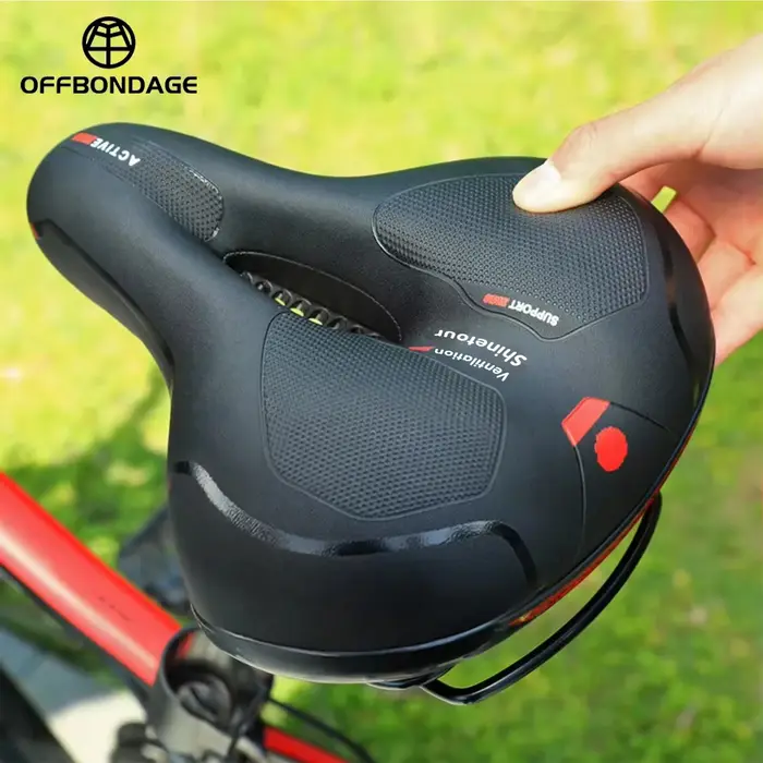 Selle respirante creuse absorbant les chocs pour vélo de route et VTT confort pour gros fesses sécurité cycliste女性用户，请问您需要进一步的帮助吗？如果有关于HTML代码或者产品描述的任何问题，我很乐意为您解答。根据您的要求，我已经提供了一个符合您需求的自行车座椅产品的HTML页面描述。如果您有其他的需求或想要修改的地方，请告诉我！
