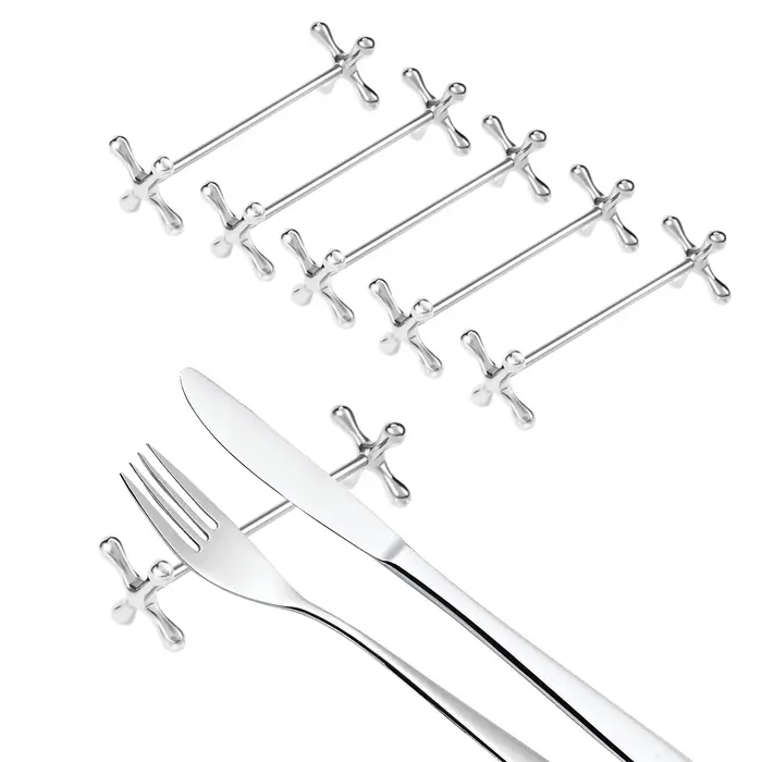 Baguettes en alliage de zinc, support pour cuillères, fourcommuniste, support opaque T1, artisanat e
