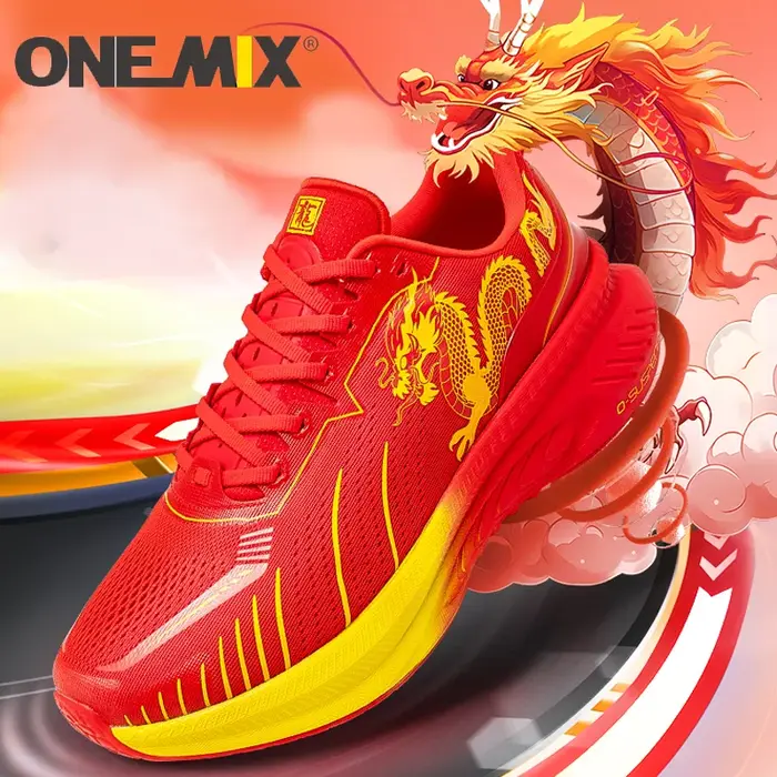 Baskets ONEMIX loong pour coureurs lourds - Chaussures de course antidérapantes et légères
