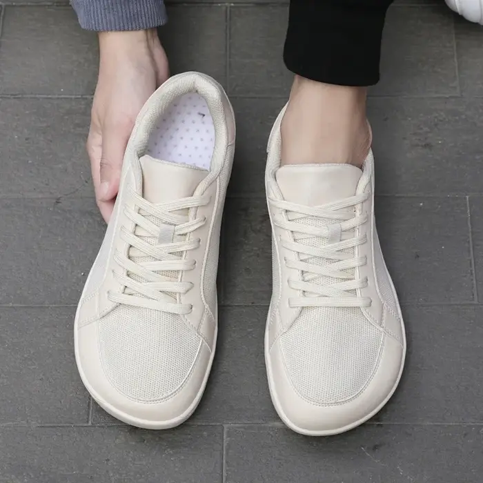 Chaussures Décontractées Bout Large Homme Femme - Semelle Souple Antidérapante pour Marche Confortable
