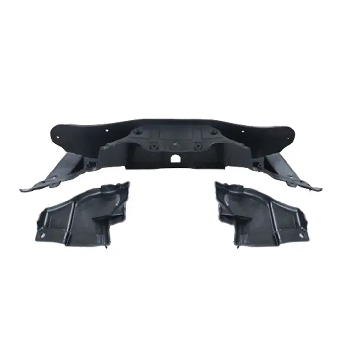 Jeu de panneaux de séparation du compartiment supérieur du moteur de voiture, plastique noir, BMW X5