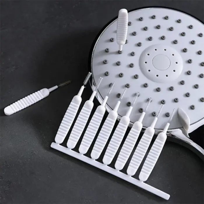 HOMicro-Brosse en nylon anti-colmatage pour pommeau de douche, nettoyeur de livres, trou de téléphon