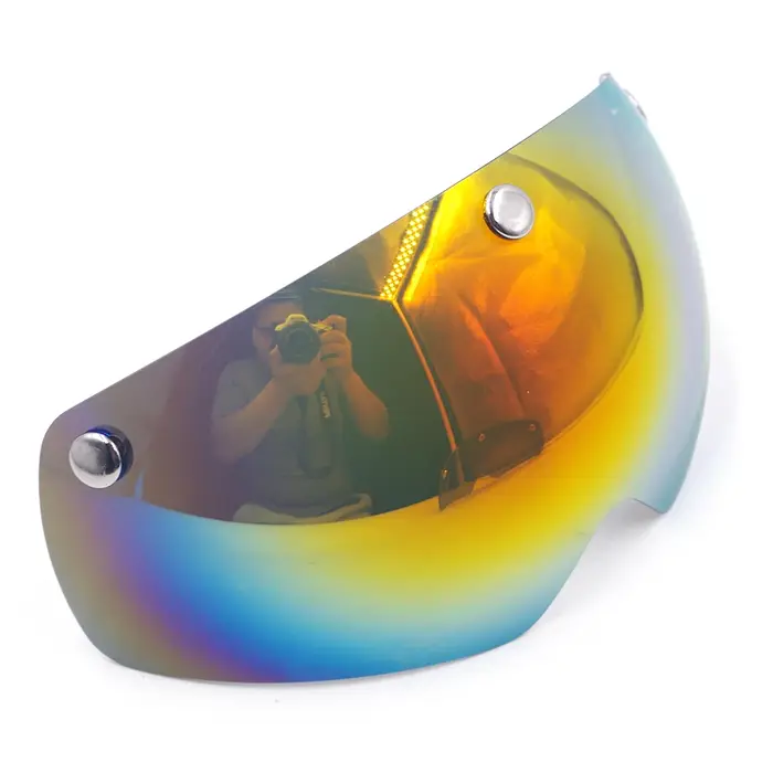 Visière de casque de vélo 95 mm verres magnétiques polycarbonate anti-UV pour route et VTT aérodynamique sécurité visibilité occasions spéciales
