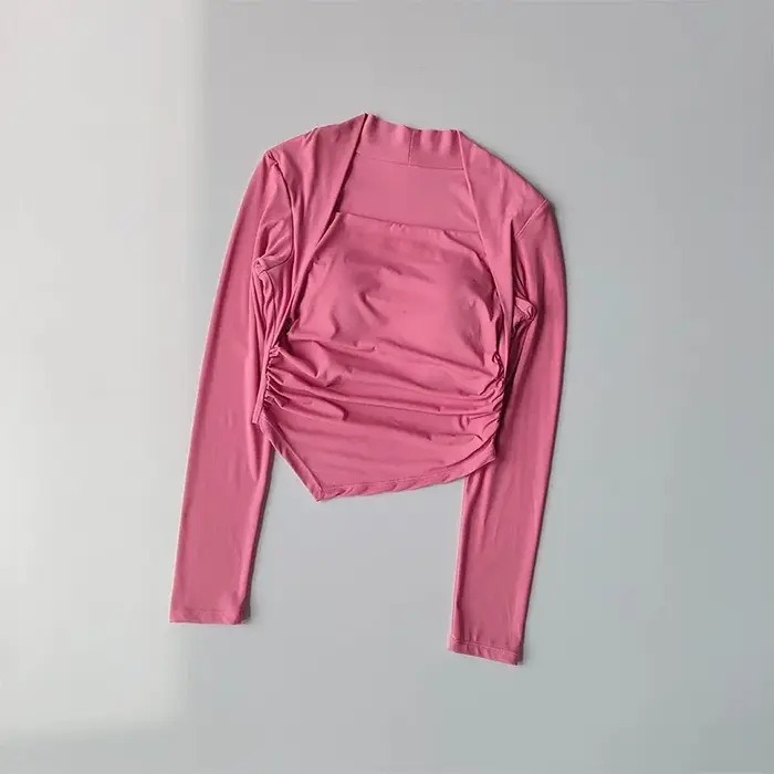 Vêtements de Yoga pour femmes, automne hiver, manches longues, garniture, tasse fixe, Premium Sense,