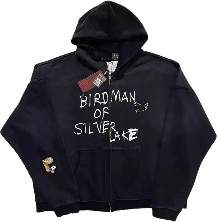 Trou Cardigan PALY broderie sweat à capuche hommes femmes haute qualité Vintage surdimensionné pull 