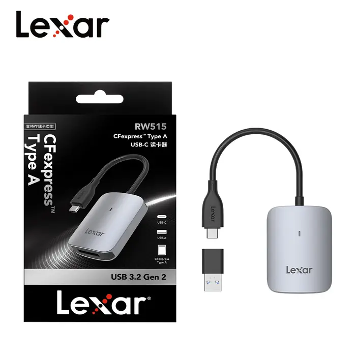 Lexar-Lecteur de carte professionnel RW515, USB 3.2, Isabel 2, Type C, CFexpress, Type A, Support, C