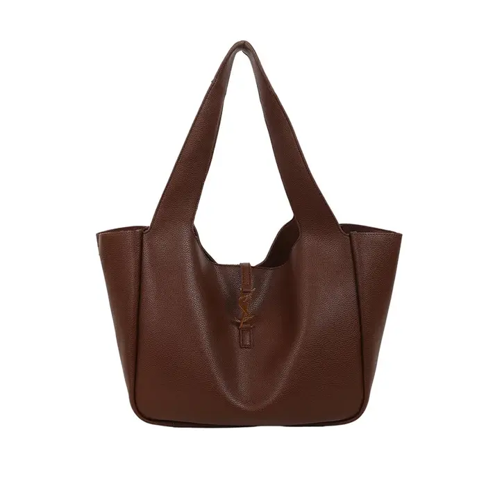 Sac à langer vintage minimaliste de luxe : Sac à bandoulière en cuir pour femme, sac à main chic ave