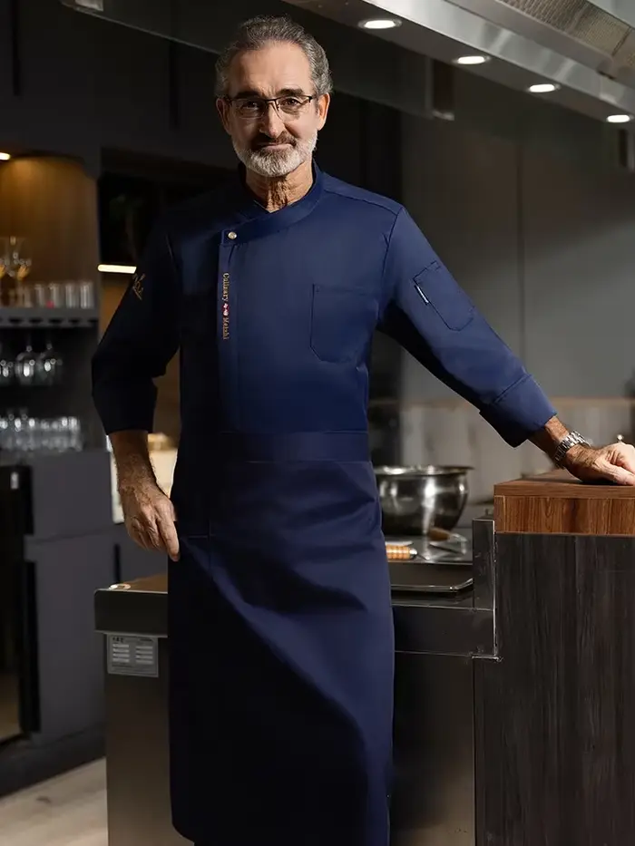 Uniforme de cuisine de restaurant vestes de chef d'hôtel vêtements de service alimentaire chemise de Chamonix vêtements de travail respirants professionnels élégants pour hommes et femmes