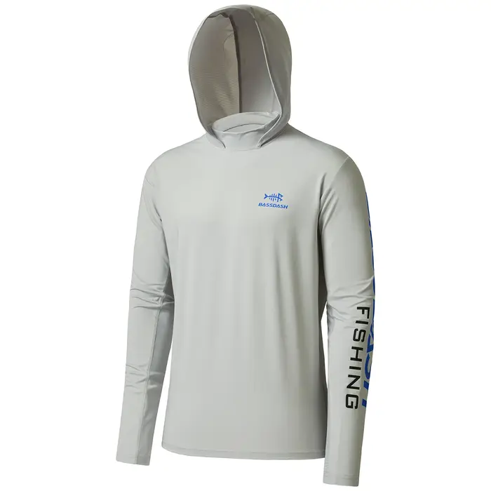 Bassdash – chemises de pêche à capuche UPF pour hommes, à manches longues, vêtements d'extérieur mul
