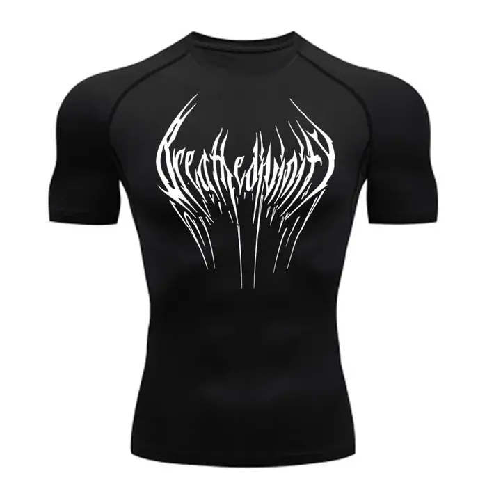 Nouvelle chemise de Compression pour hommes Fitness Gym Rashgard sport course T-shirt haut imperméab