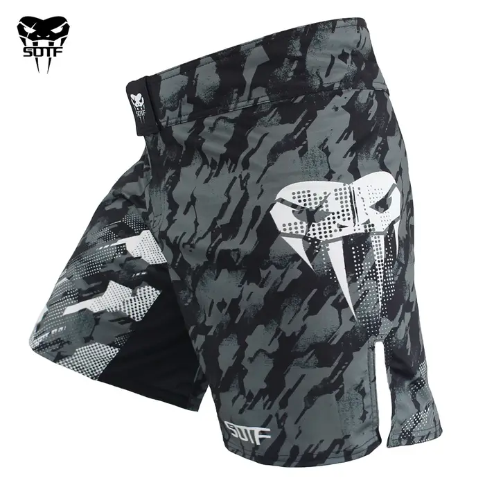 SOTF mma adultes serpent vénitien Camouflage hommes femmes short de boxe géométrique tigre Muay Thai