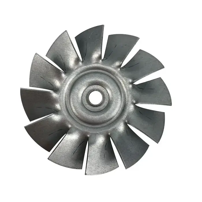 Lame de ventilateur d'aspirateur en aluminium, diamètre 61.4mm, turbine de refroidissement du moteur