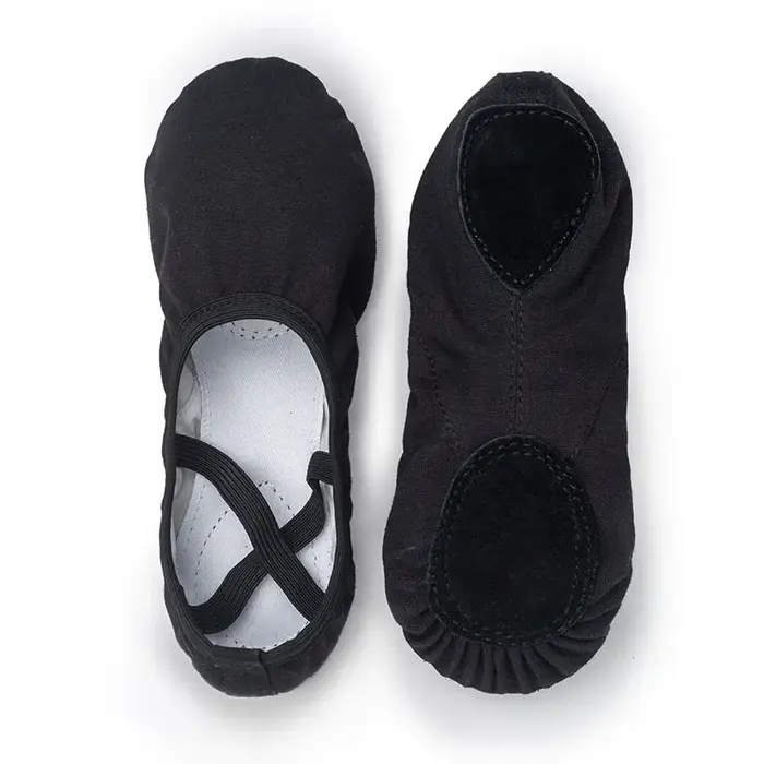 Chaussures de ballet en toile pour femmes et enfants, pantoufles de danse à semelles souples, profes