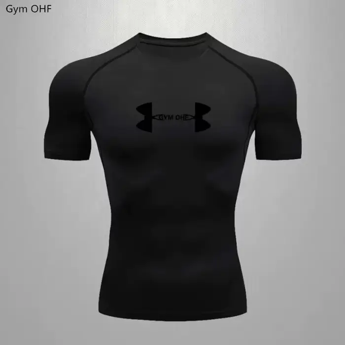 Maillot d'entraînement de boxe d'été à manches courtes pour hommes, vêtements de sport, sweat-shirt 