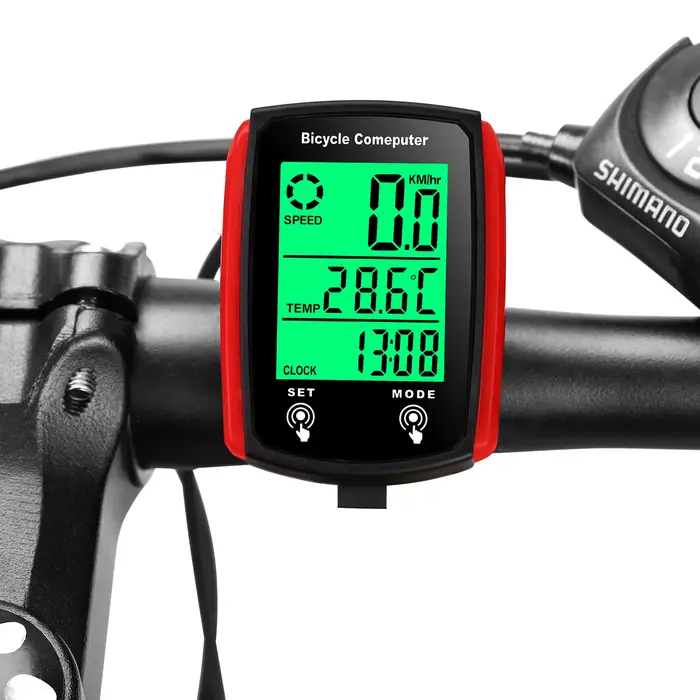 Compteur de Vitesse et Odomètre de Vélo Écran LCD Multifonctionnel Accessoire de Cyclisme pour Hommes et Femmes Occasions Spéciales