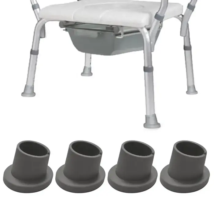 Pieds de rechange pour siège de bain et chaise de douche, 1 à 1/8 pieds de banc en caoutchouc, capuc