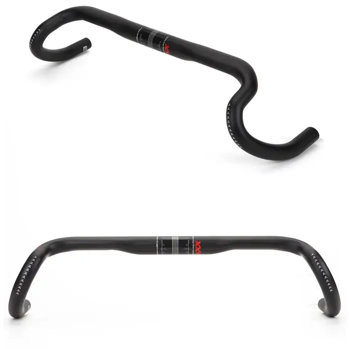 2025 nouveau guidon de gravier de carbone grande barre évasée Cycle cross guidon de vélo de route 38