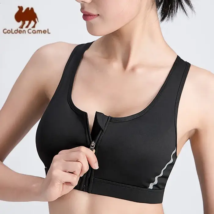 GOLDEN CAMEL Soutien-gorge de sport respirant pour femme, idéal pour le yoga, la gym, le fitness et 
